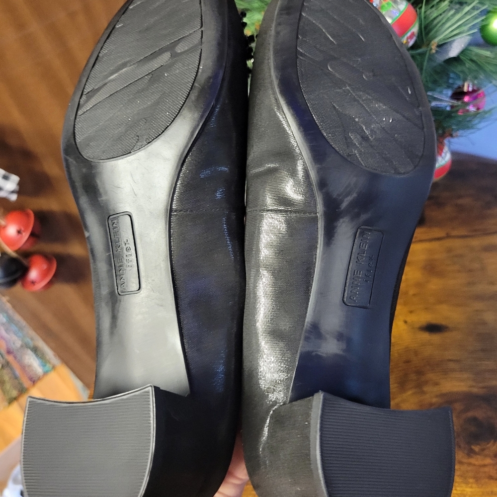 Anne Klein women iflex shoes 8 med beaded toe-black - Picture 10 of 14